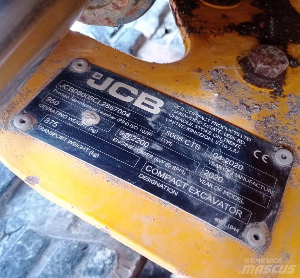JCB 8008 CTS Minigravemaskiner