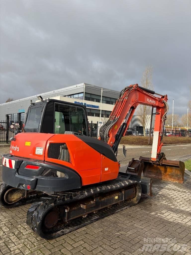 Kubota KX080-4a Midi-gravemaskiner 7t - 12t