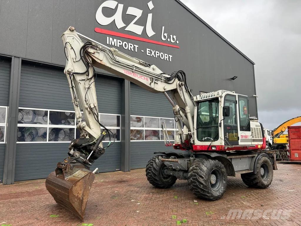 Takeuchi TB1160W Gravemaskiner på hjul