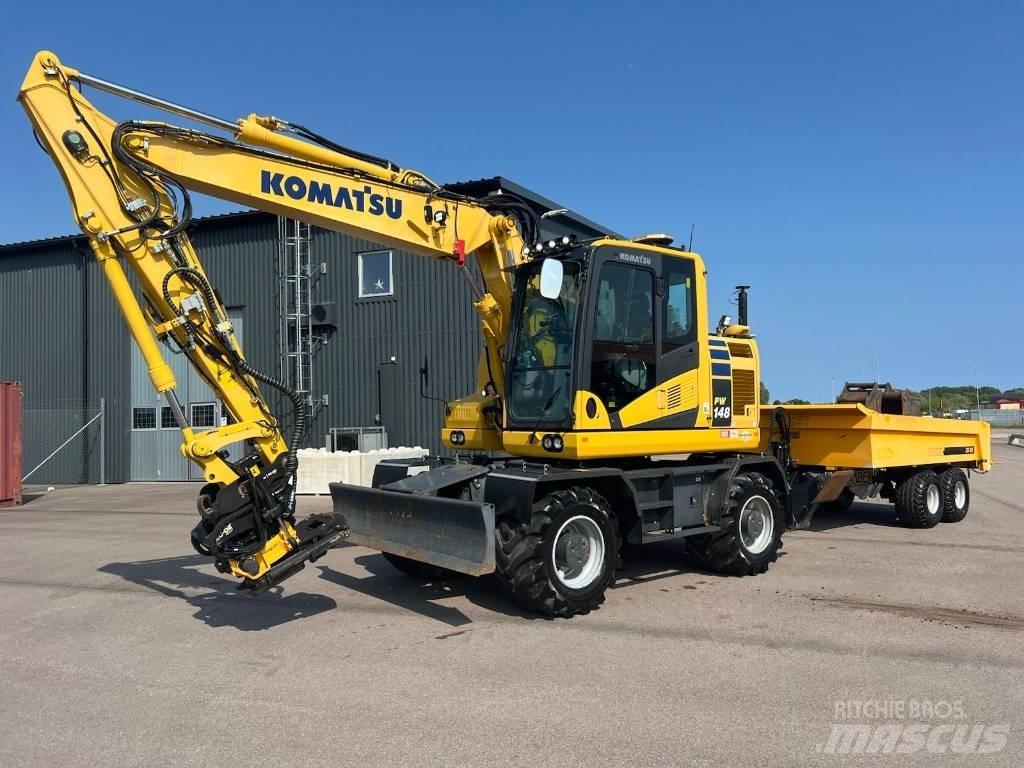 Komatsu PW148-11 Gravemaskiner på hjul