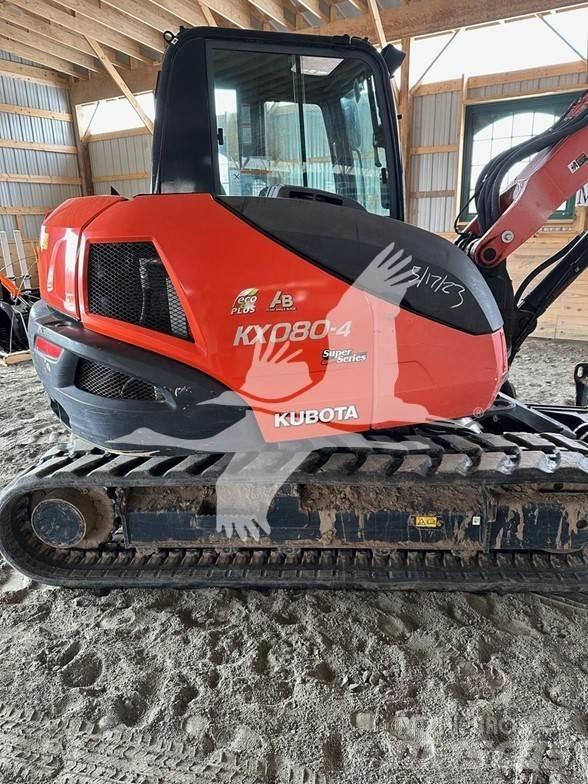 Kubota KX080-4 Gravemaskiner på larvebånd