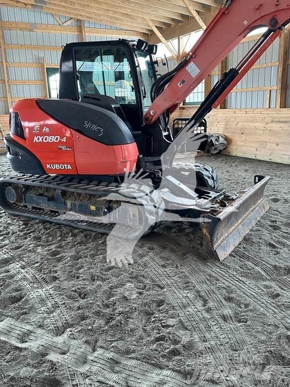 Kubota KX080-4 Gravemaskiner på larvebånd