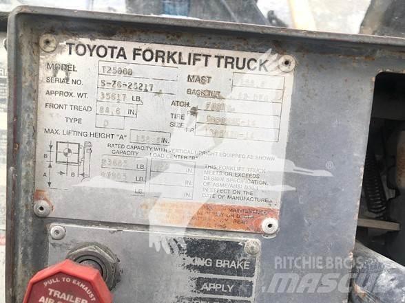 Toyota T2500D Diesel gaffeltrucks