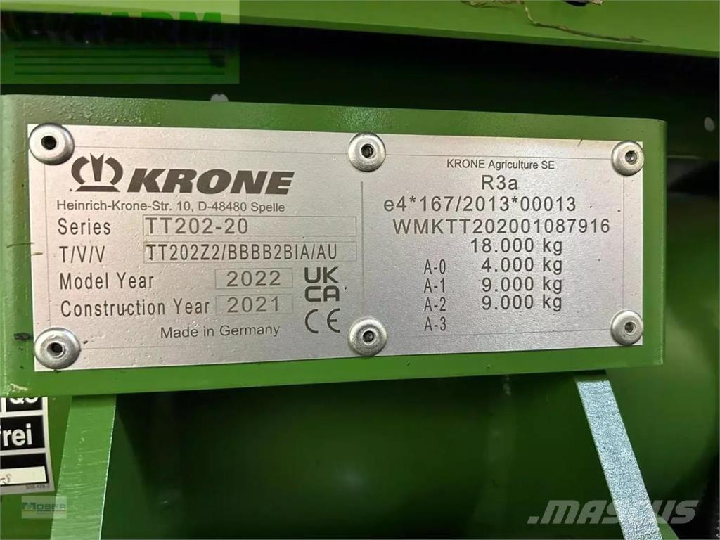 Krone mx 370 gl Andre Semi-trailere