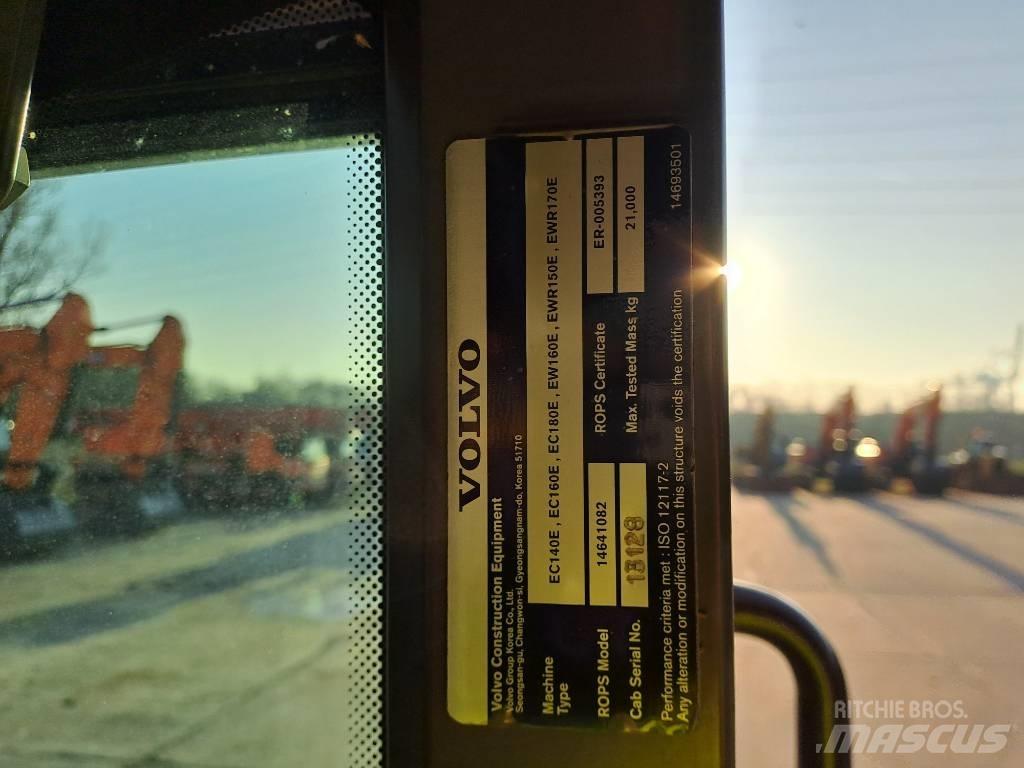 Volvo EW160E Gravemaskiner på hjul