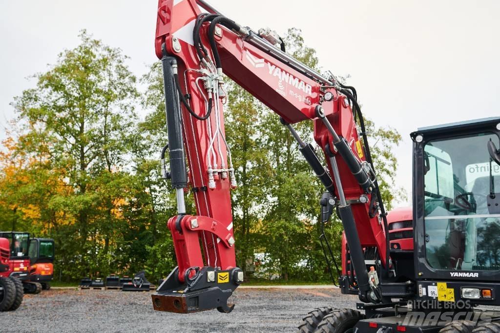 Yanmar B 75 W Gravemaskiner på hjul