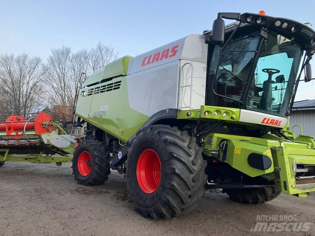 CLAAS Lexion 670 Mejetærskere