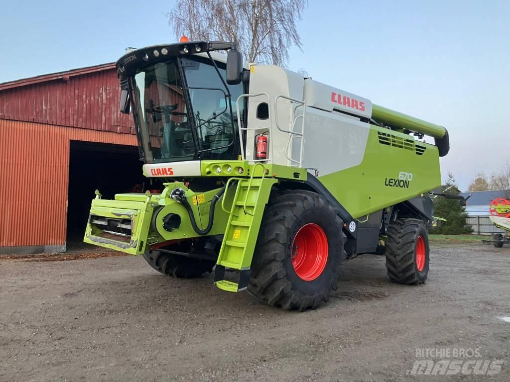 CLAAS Lexion 670 Mejetærskere