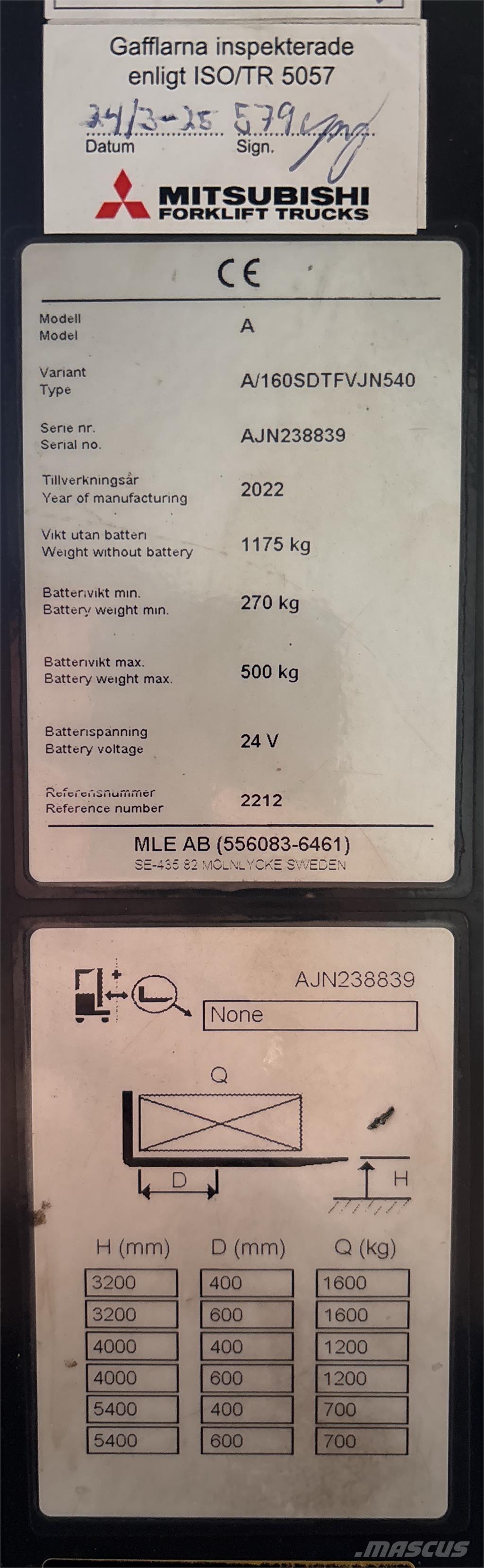 Atlet A160 Selvkørende stablere