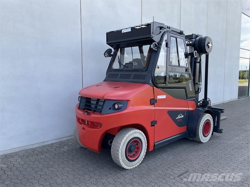 Linde E80-01/900 El gaffeltrucks