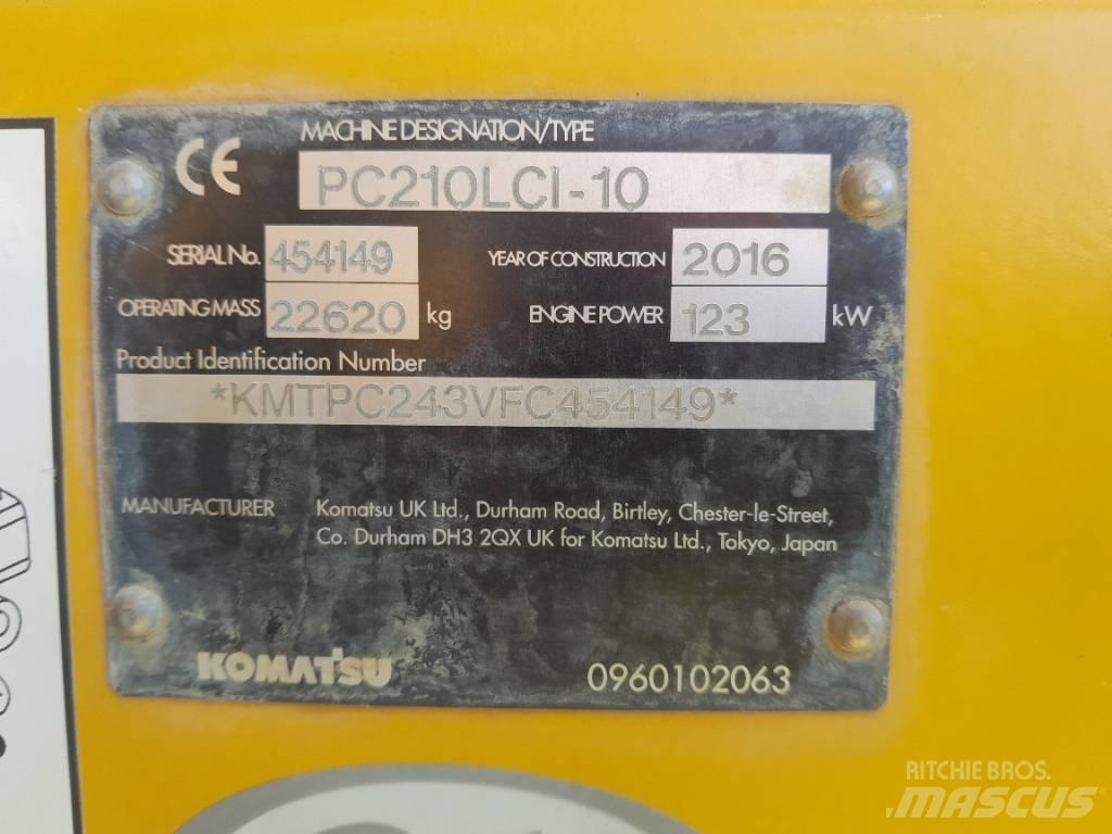 Komatsu PC210LCi-10 Gravemaskiner på larvebånd