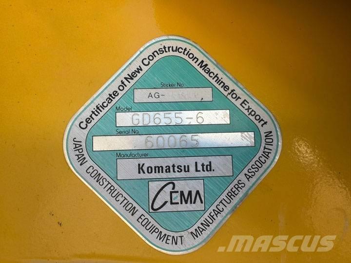 Komatsu GD 655-6 Vejhøvle / Gradere