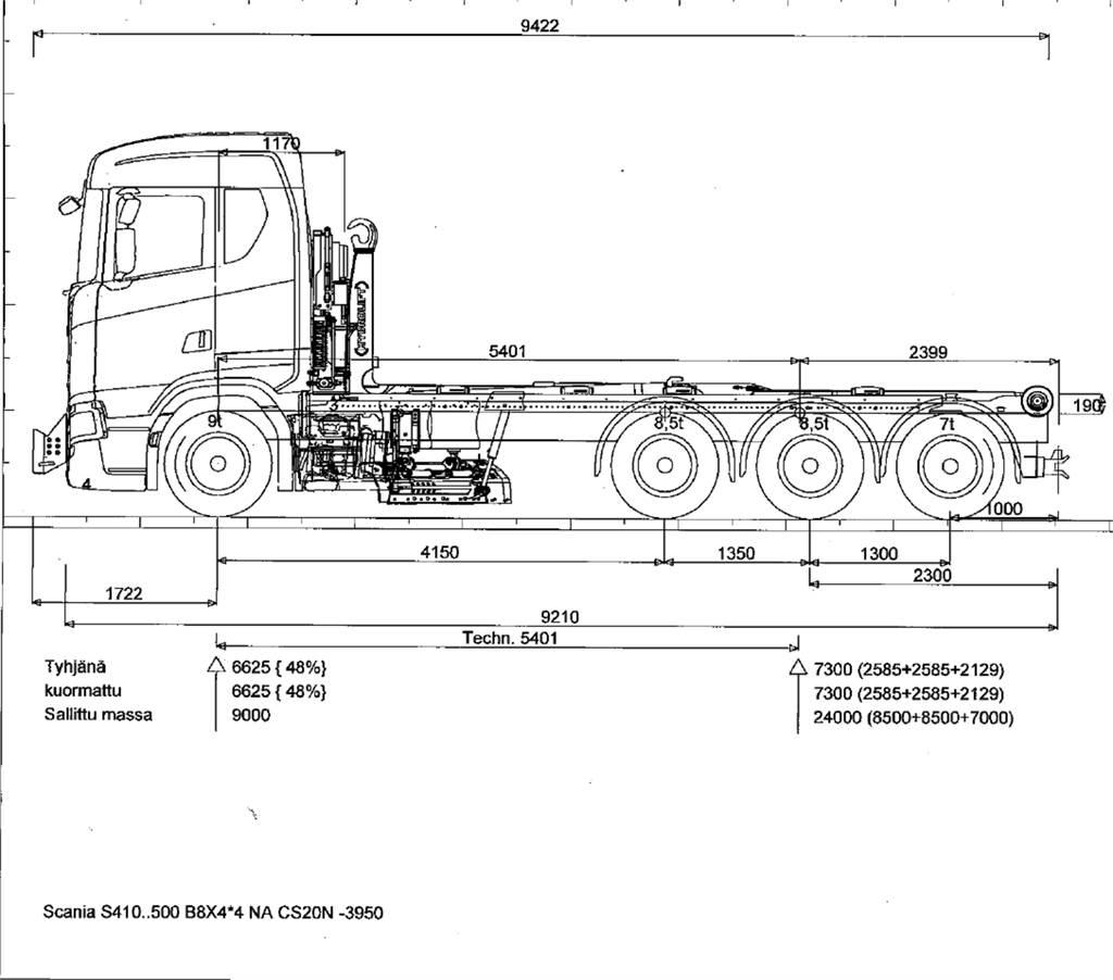 Scania R590 8x4 Kroghejs