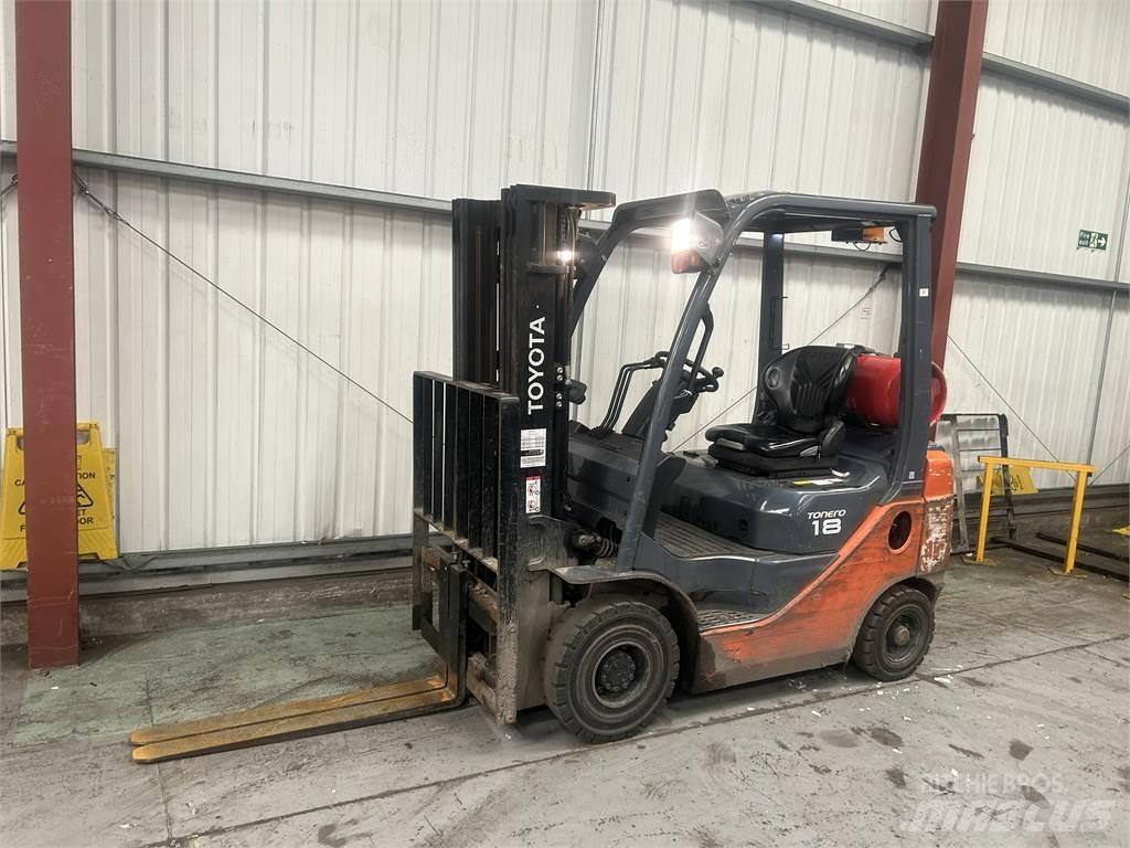 Toyota 02-8FGF18 LPG gaffeltrucks