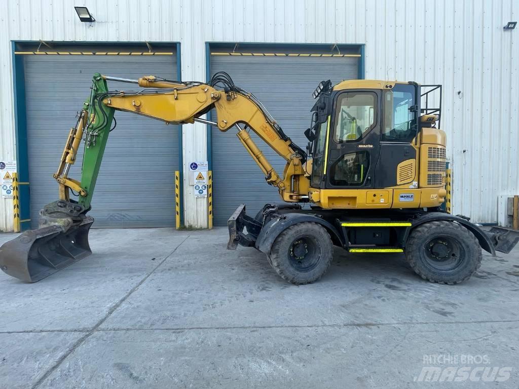 Komatsu PW118-11 Gravemaskiner på hjul