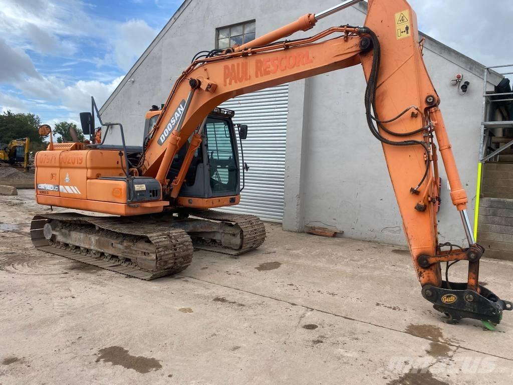 Doosan DX 140 LC-3 Gravemaskiner på larvebånd