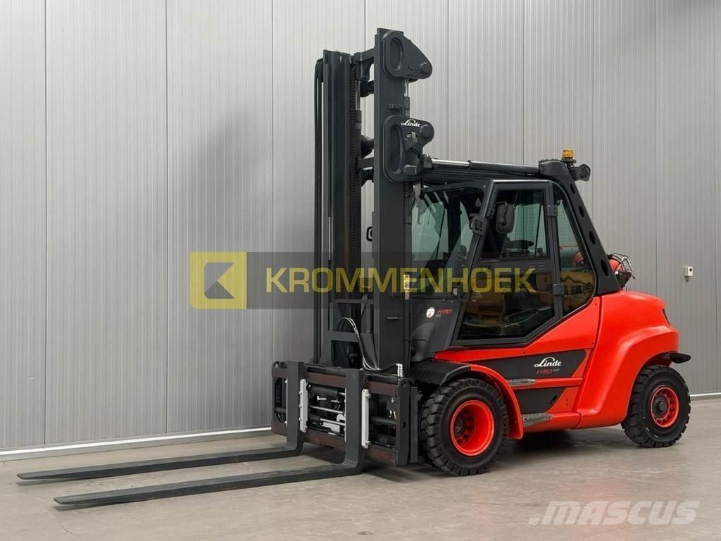 Linde H 80 T-900 LPG gaffeltrucks