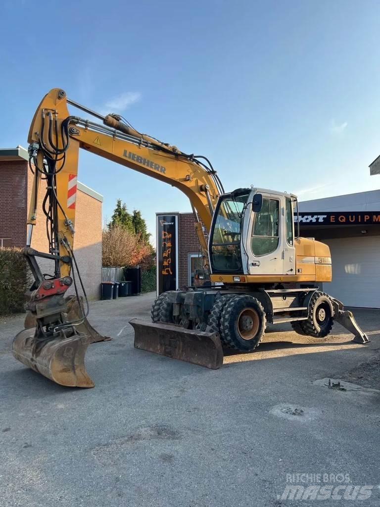 Liebherr A314 Gravemaskiner på hjul