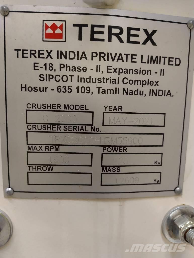 Terex Canica 2000 Knusere - anlæg