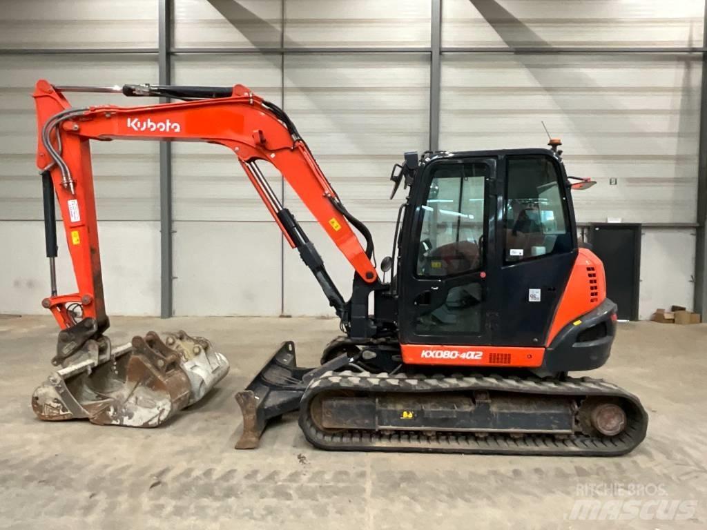 Kubota KX 080-4 A 2 Midi-gravemaskiner 7t - 12t