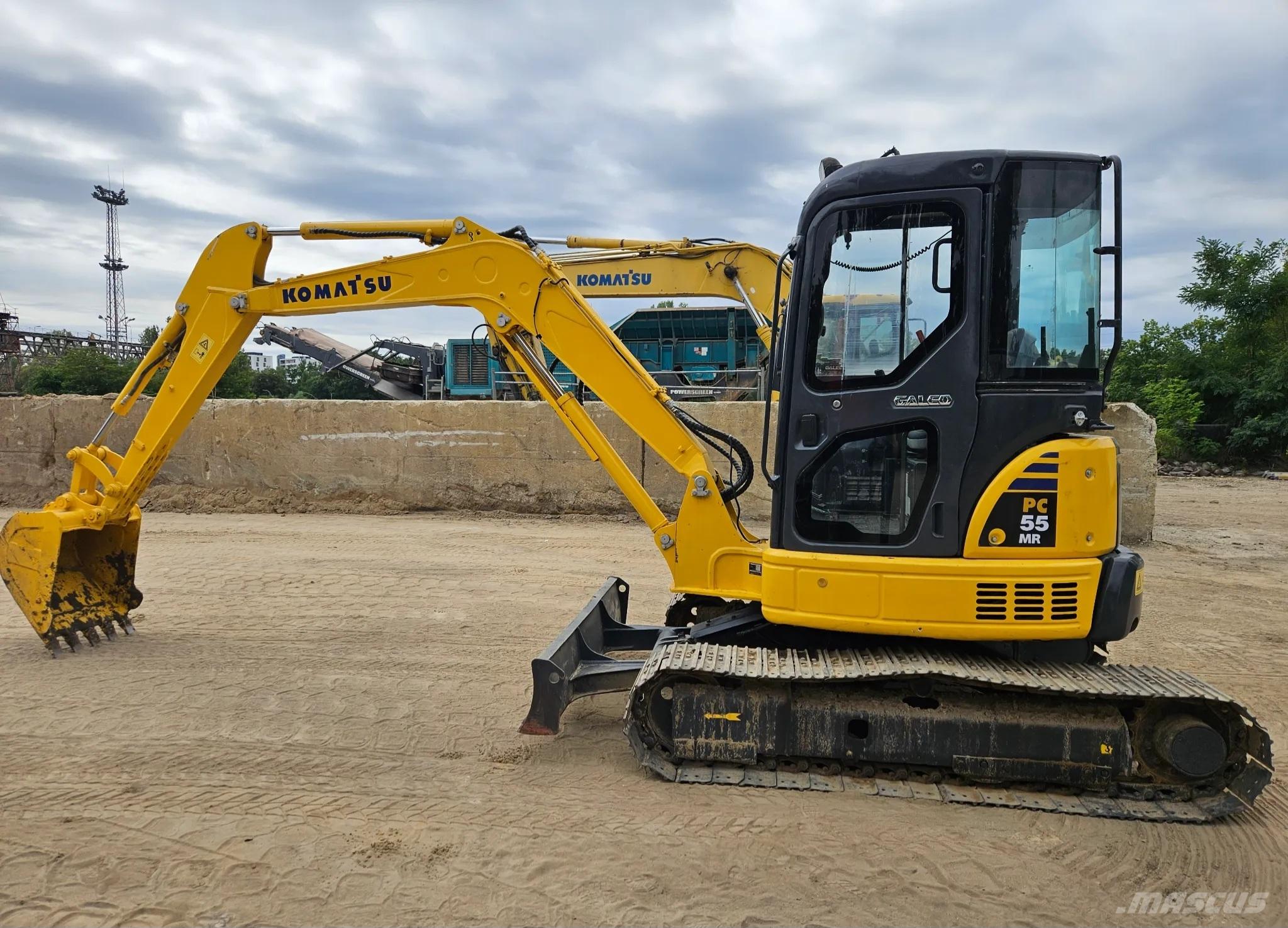 Komatsu PC55 Gravemaskiner på larvebånd