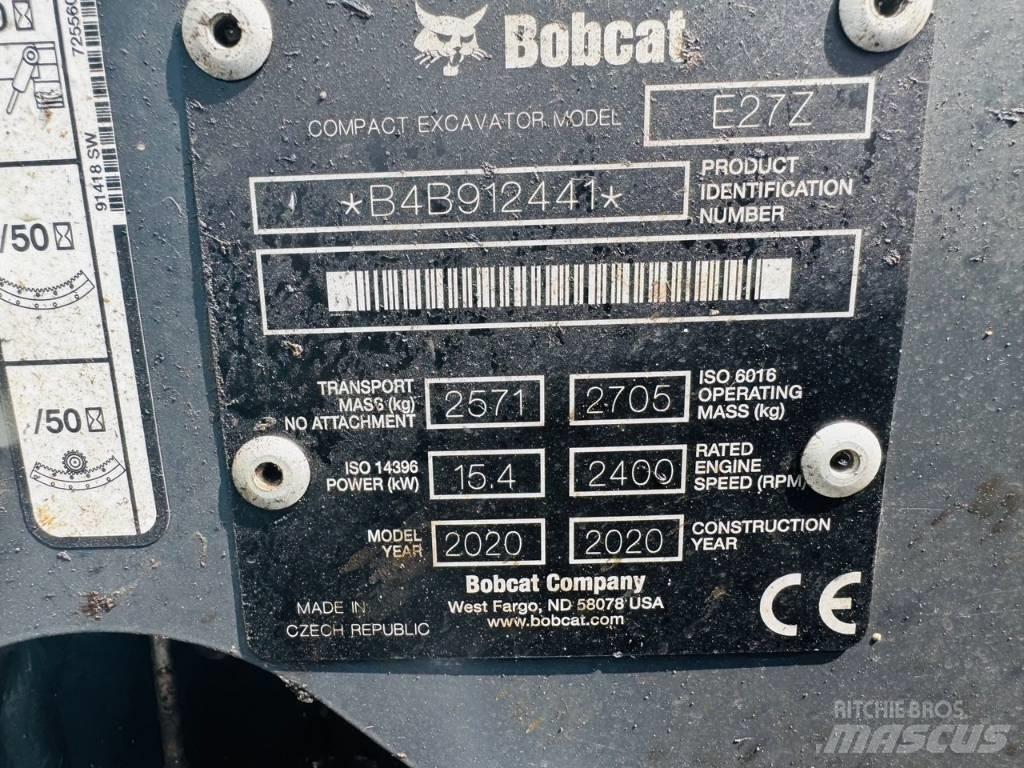 Bobcat E27z Minigravemaskiner