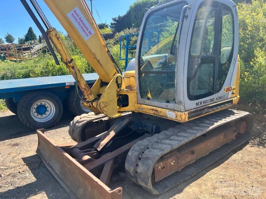 New Holland E 80 Midi-gravemaskiner 7t - 12t