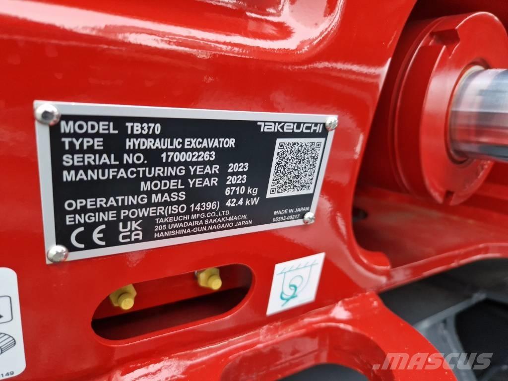 Takeuchi TB370 Minigravemaskiner