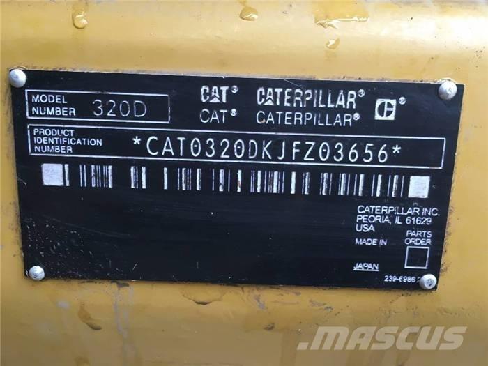 CAT 320 D Gravemaskiner på larvebånd