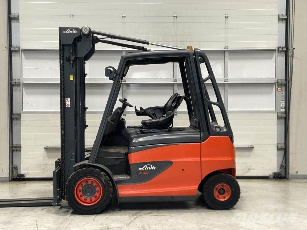 Linde E40H-01/600 El gaffeltrucks