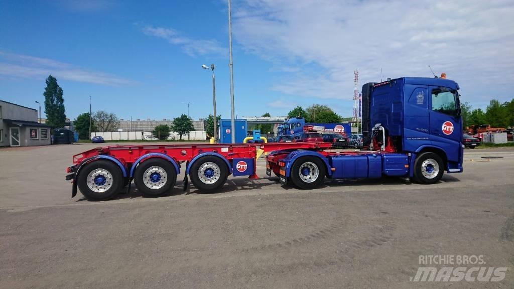 Fliegl SDS 380 Skip loader semi-trailere