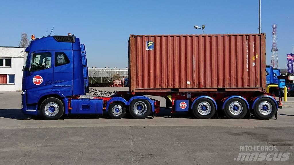 Fliegl SDS 380 Skip loader semi-trailere