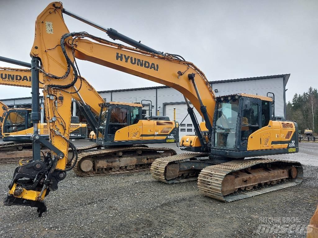 Hyundai HX 220 L Gravemaskiner på larvebånd