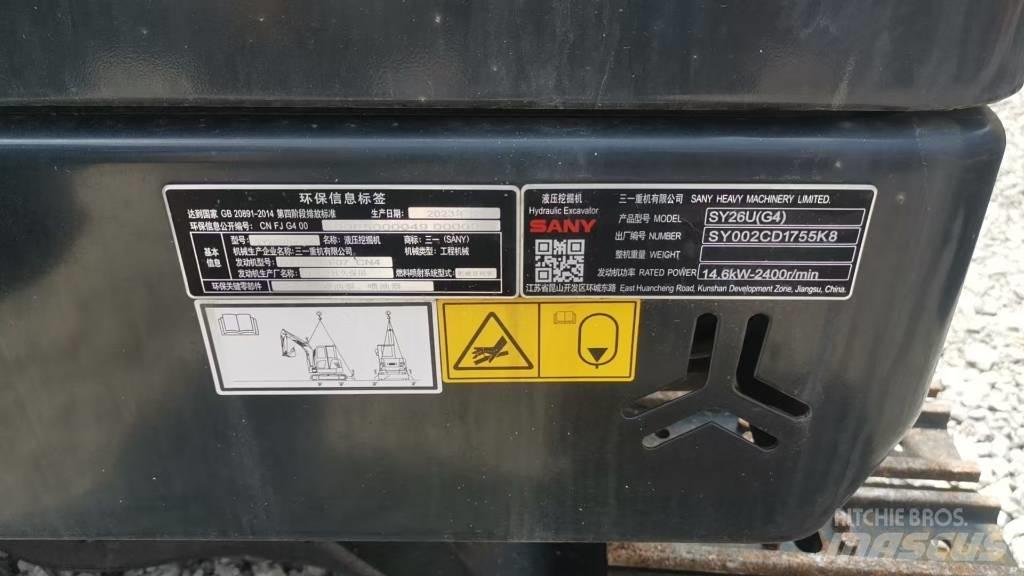 Sany SY 26 C Gravemaskiner på larvebånd