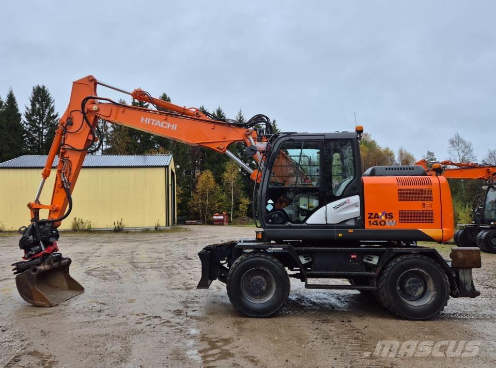 Hitachi ZX 140 W T-5 Gravemaskiner på hjul