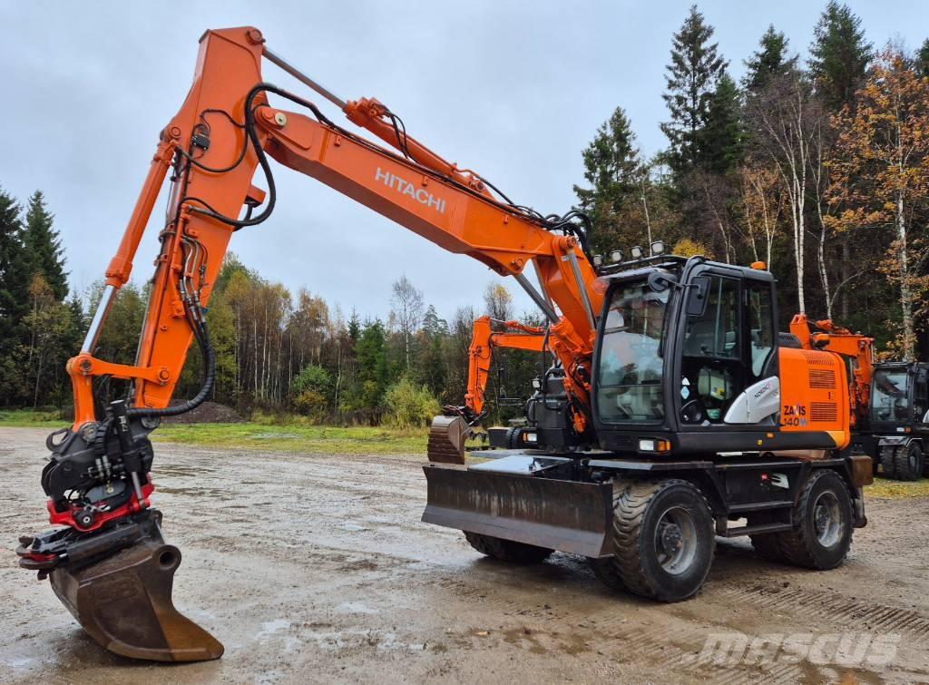 Hitachi ZX 140 W T-5 Gravemaskiner på hjul
