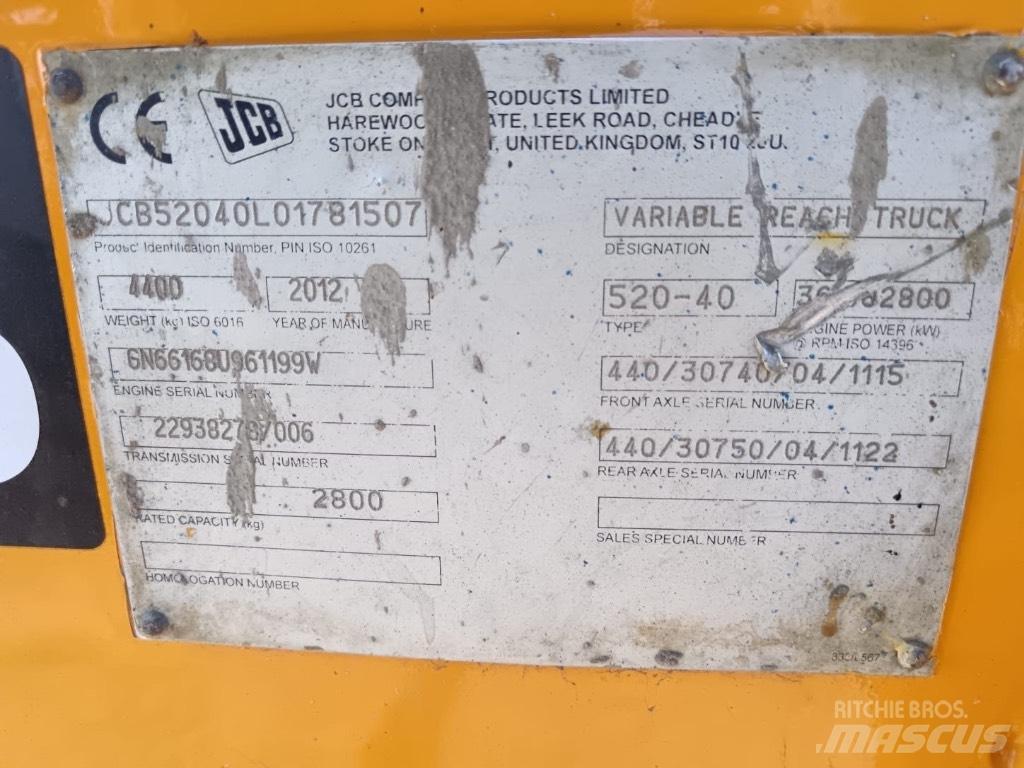 JCB 520-40 Teleskoplæssere