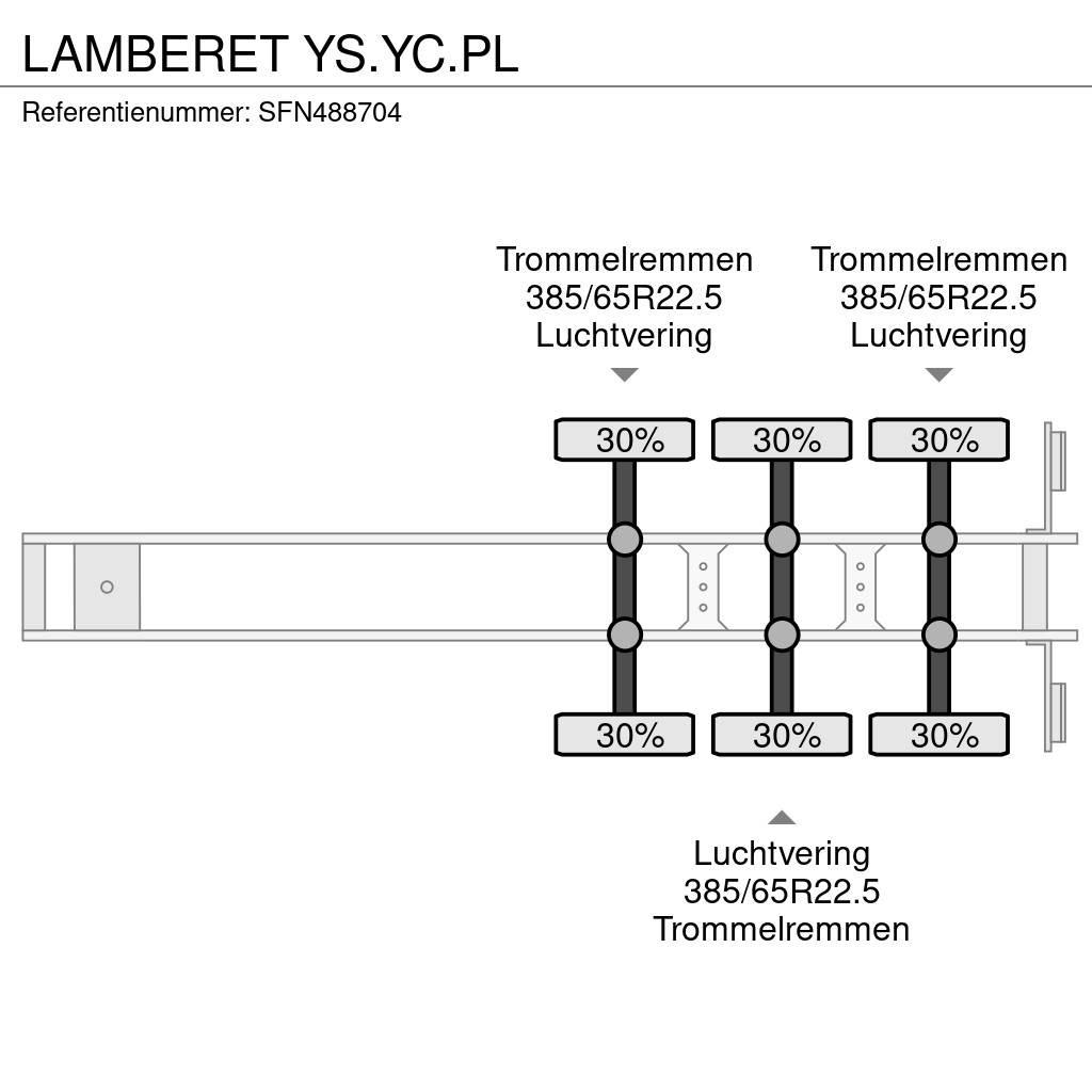 Lamberet YS.YC.PL Semi-trailer med Kølefunktion