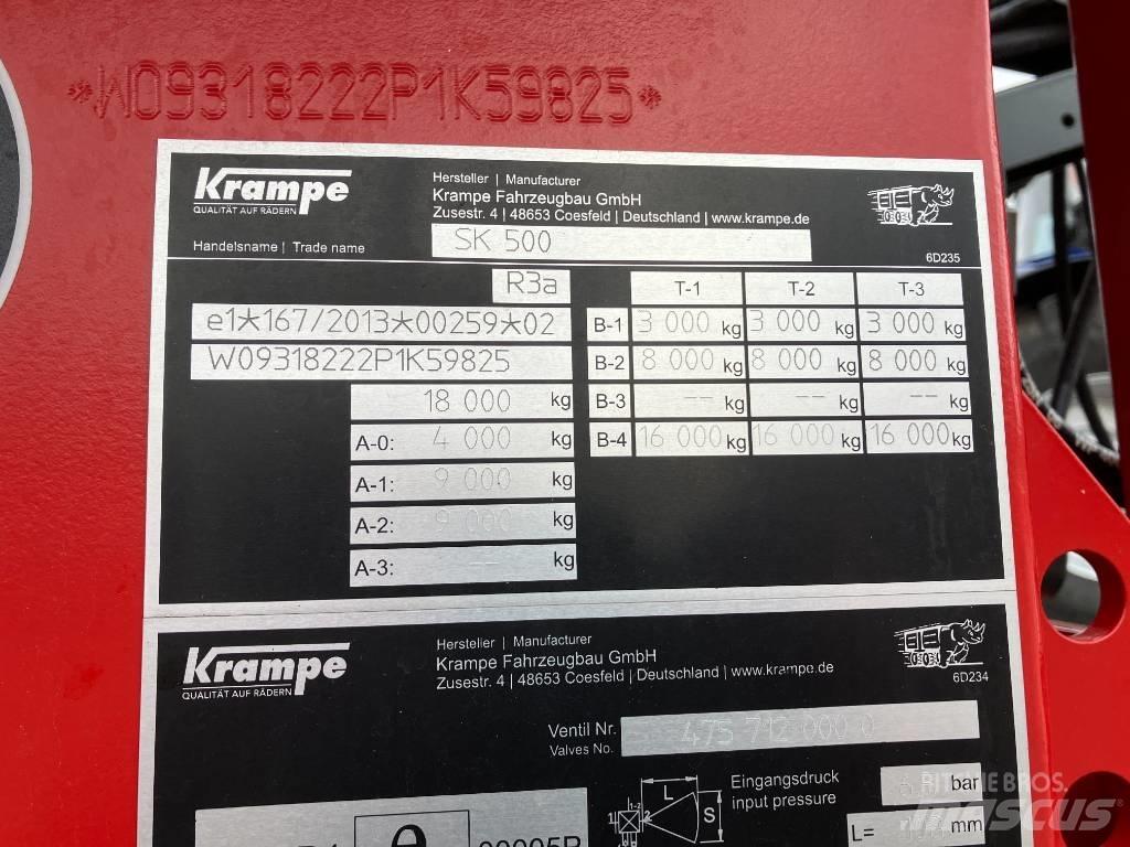 Krampe SK 500 Tipvogne
