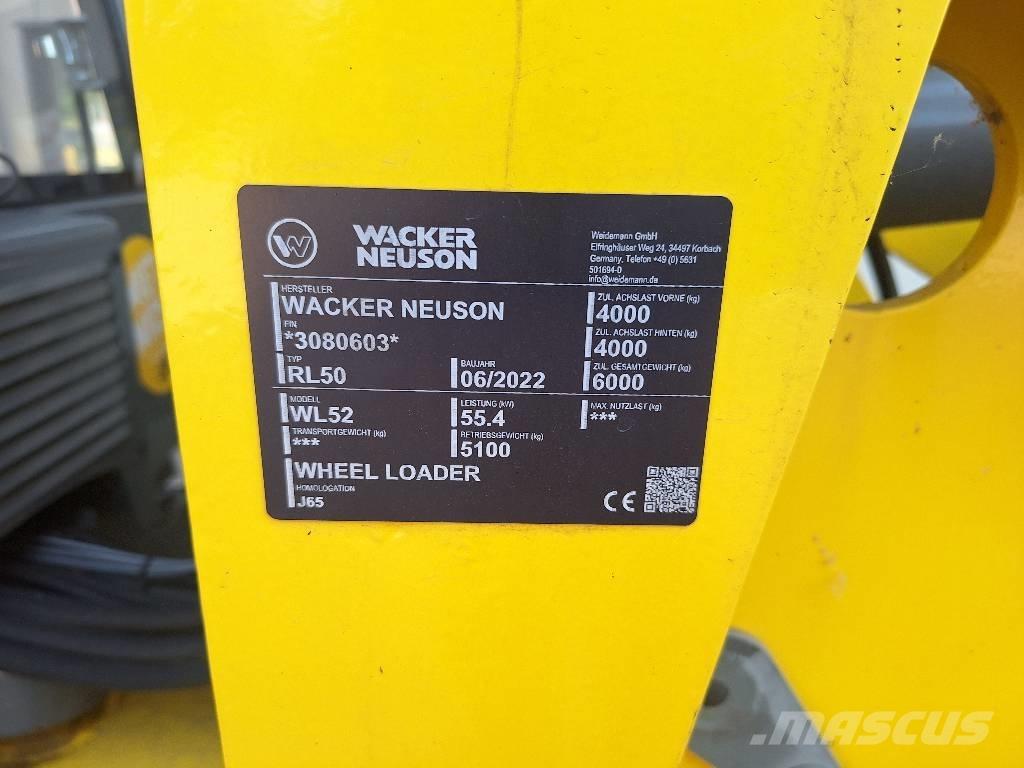 Wacker Neuson WL 52 Læssemaskiner på hjul