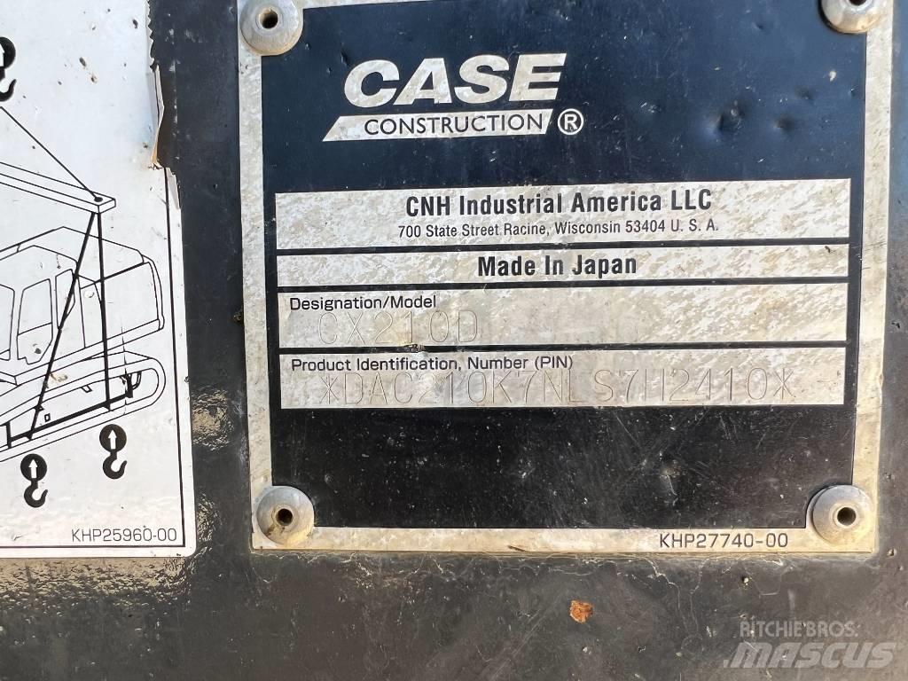 CASE CX 210 D Gravemaskiner på larvebånd