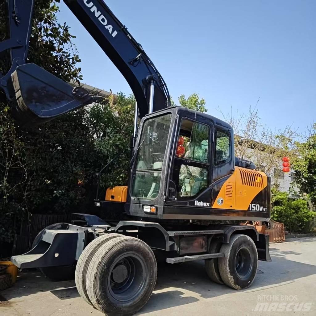 Hyundai r150w-9 Gravemaskiner på hjul