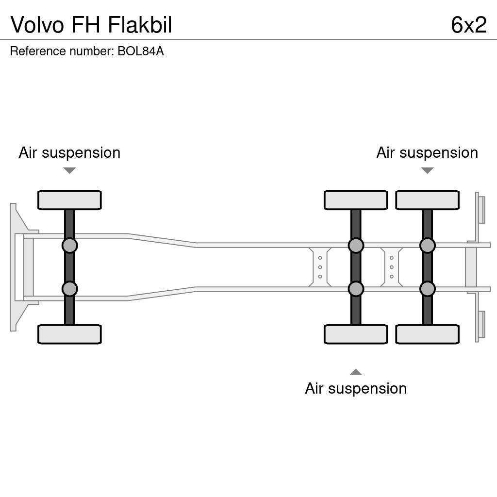 Volvo FH Flakbil Lastbil med lad/Flatbed