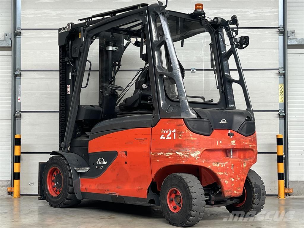 Linde E50HL-01 El gaffeltrucks
