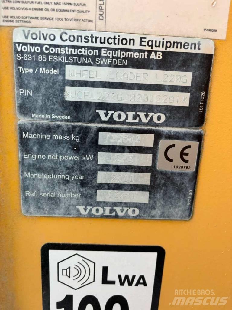 Volvo L 220 G Læssemaskiner på hjul