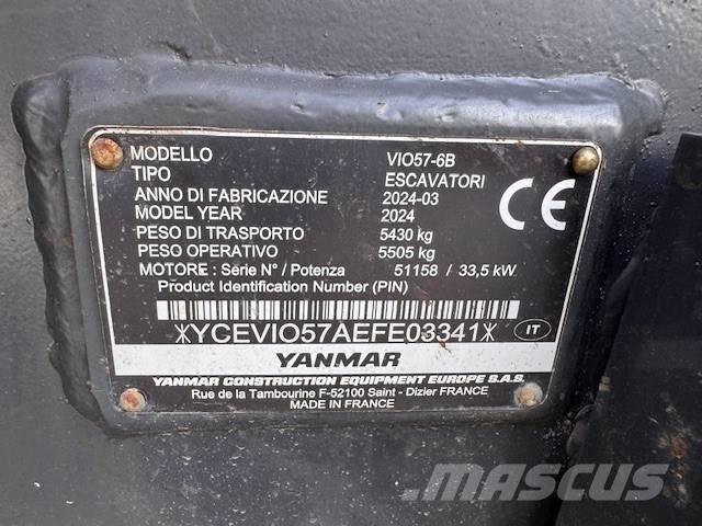 Yanmar Vio 57 Minigravemaskiner