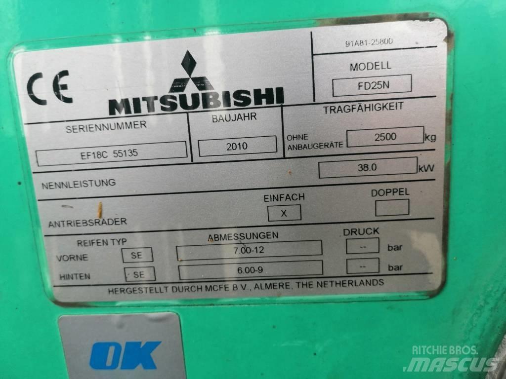 Mitsubishi FD25N Diesel gaffeltrucks