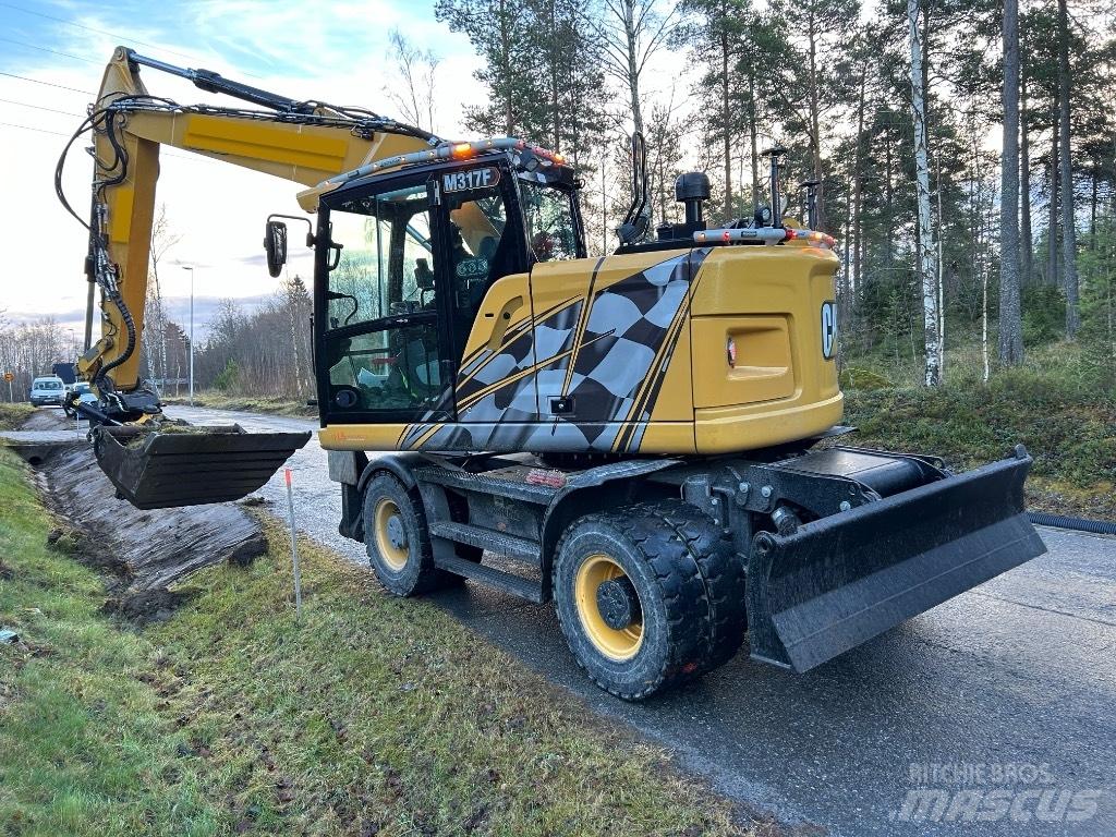 CAT M 317F Gravemaskiner på hjul