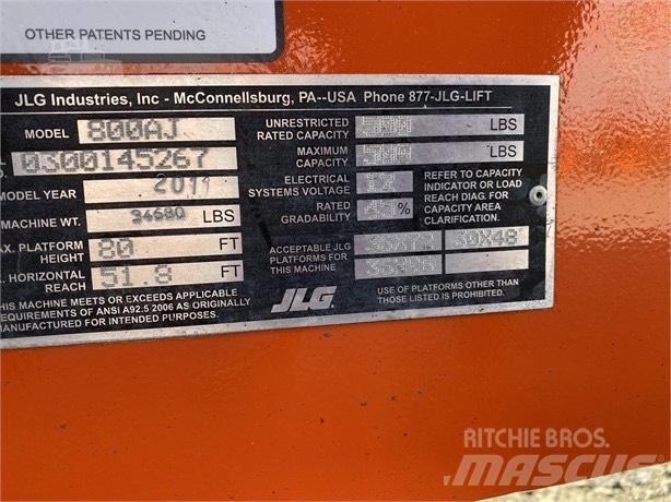 JLG 800 AJ Bomlifte med knækarm