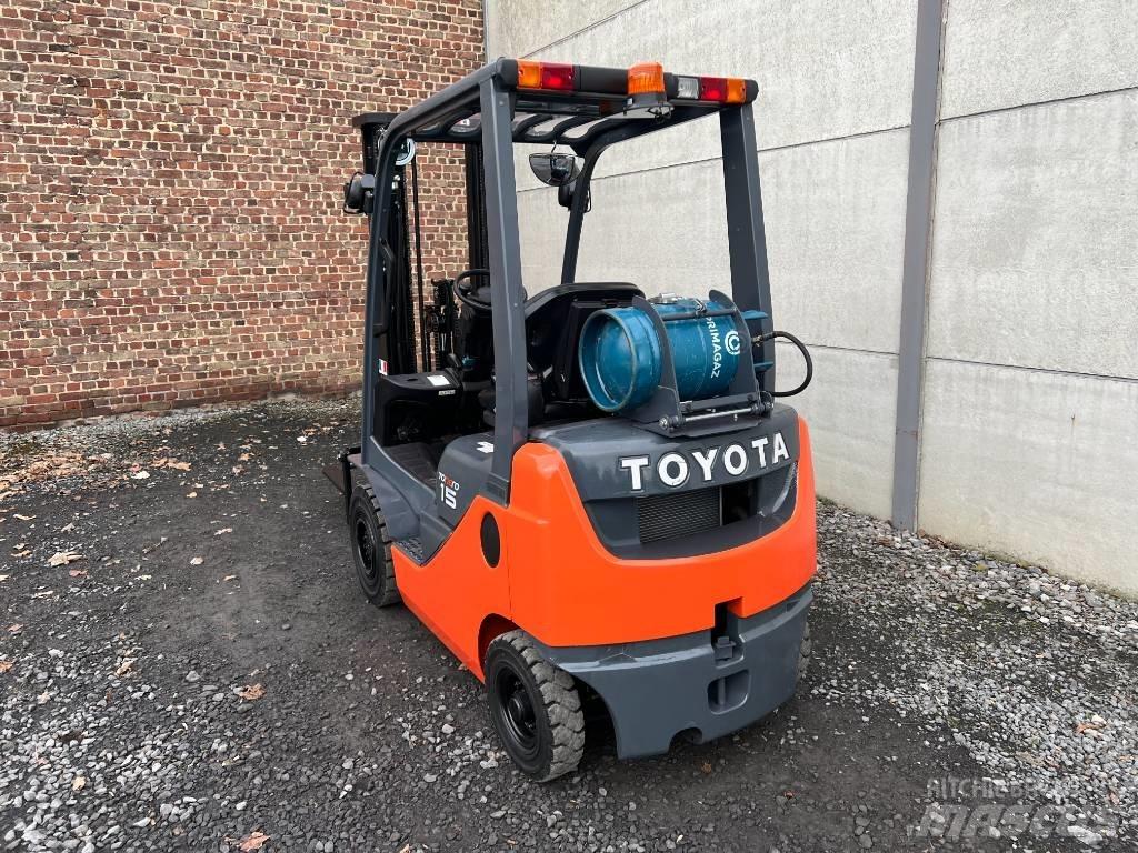 Toyota 02-8 FGF 15 LPG gaffeltrucks